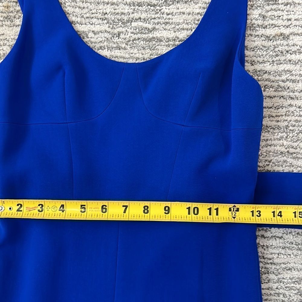 NWT Jonathan Simkhai Belted Crepe Wide
Leg Jumpsuit Royal Blue Size 2 - Picture 11 of 16